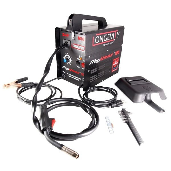 Longevity MIGWELD 100, 100 Amp 120V Flux-Cored MIG Welder 880143